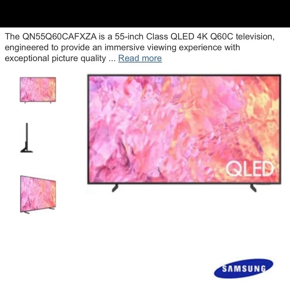 Samsung QLED 4K TV (PICK UP ONLY)